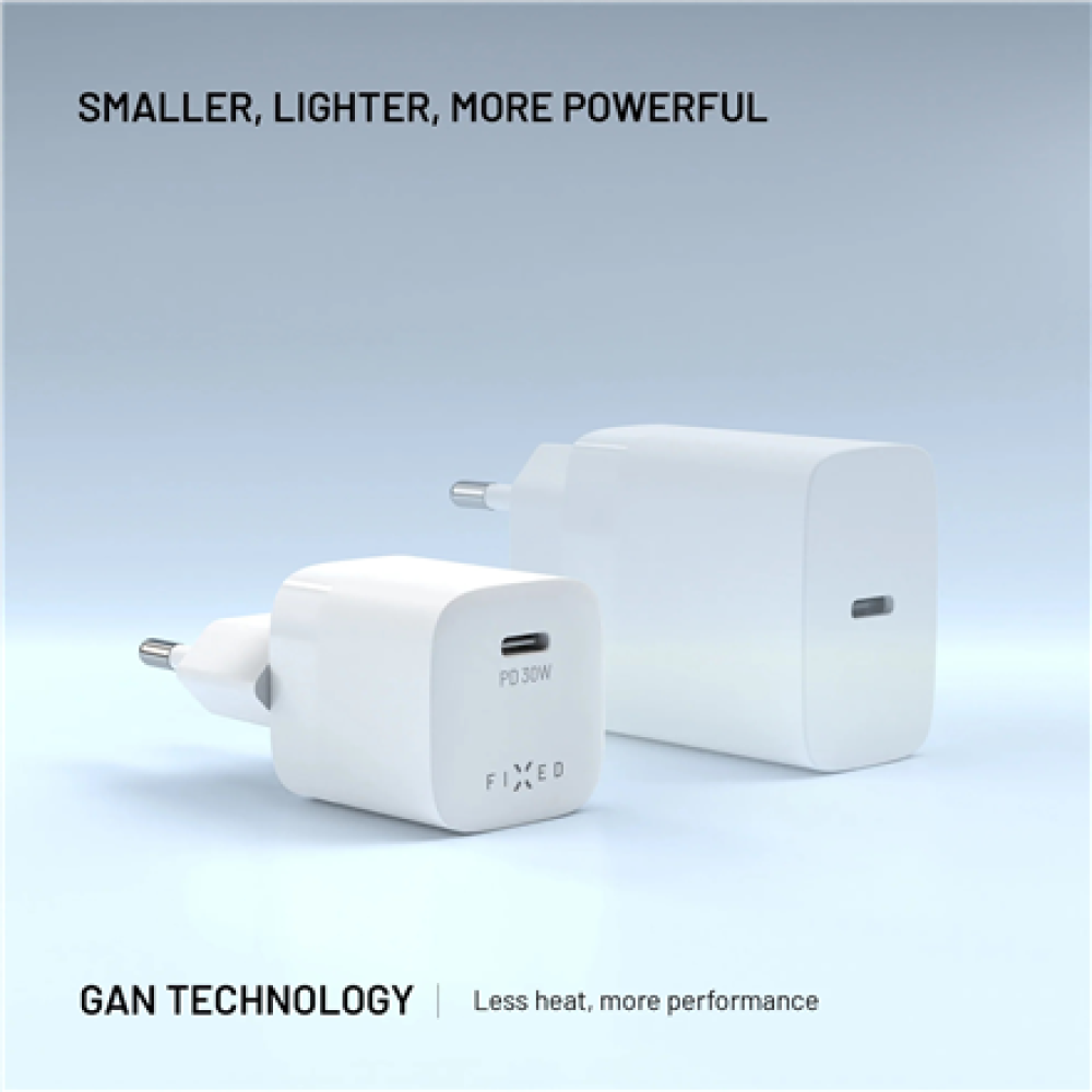 Fixed Mini USB-C GaN Charger 30W