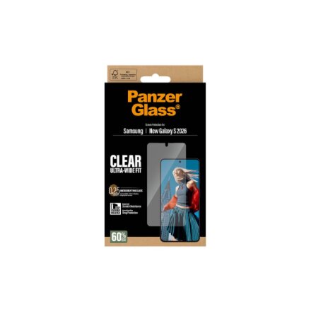 PanzerGlass Screen Protector Samsung New Galaxy S26 , Ultra-Wide Fit w. EasyAligner , PanzerGlass
