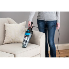 Bissell , Vacuum Cleaner , Featherweight Pro Eco , Corded operating , Handstick and Handheld , 450 W , - V , Operating radius 6 m , Blue/Titanium , Warranty 24 month(s) , Battery warranty 24 month(s)