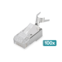 Digitus Modular Plug for Round Cable, CAT 6A, 100 pcs , AK-219604