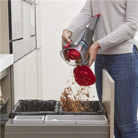 BLACK & DECKER Vacuum Cleaner , BHHV315B-QW , Cordless operating , Handstick , 12 V , Gray/Red