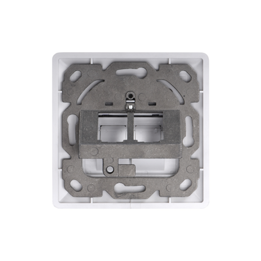 Digitus , Wallplate for Keystone Modules, German type, middle plate 50x50 mm, frame 80x80 mm , DN-93801-1