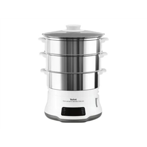 TEFAL Steamer Pot , VC502D10 , 0.7 L , Number of programs 8 , White/Stainless Steel