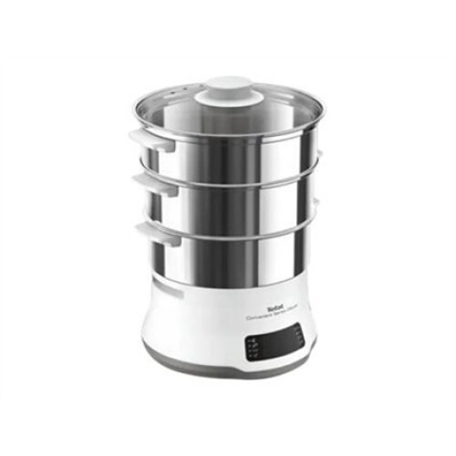 TEFAL Steamer Pot , VC502D10 , 0.7 L , Number of programs 8 , White/Stainless Steel