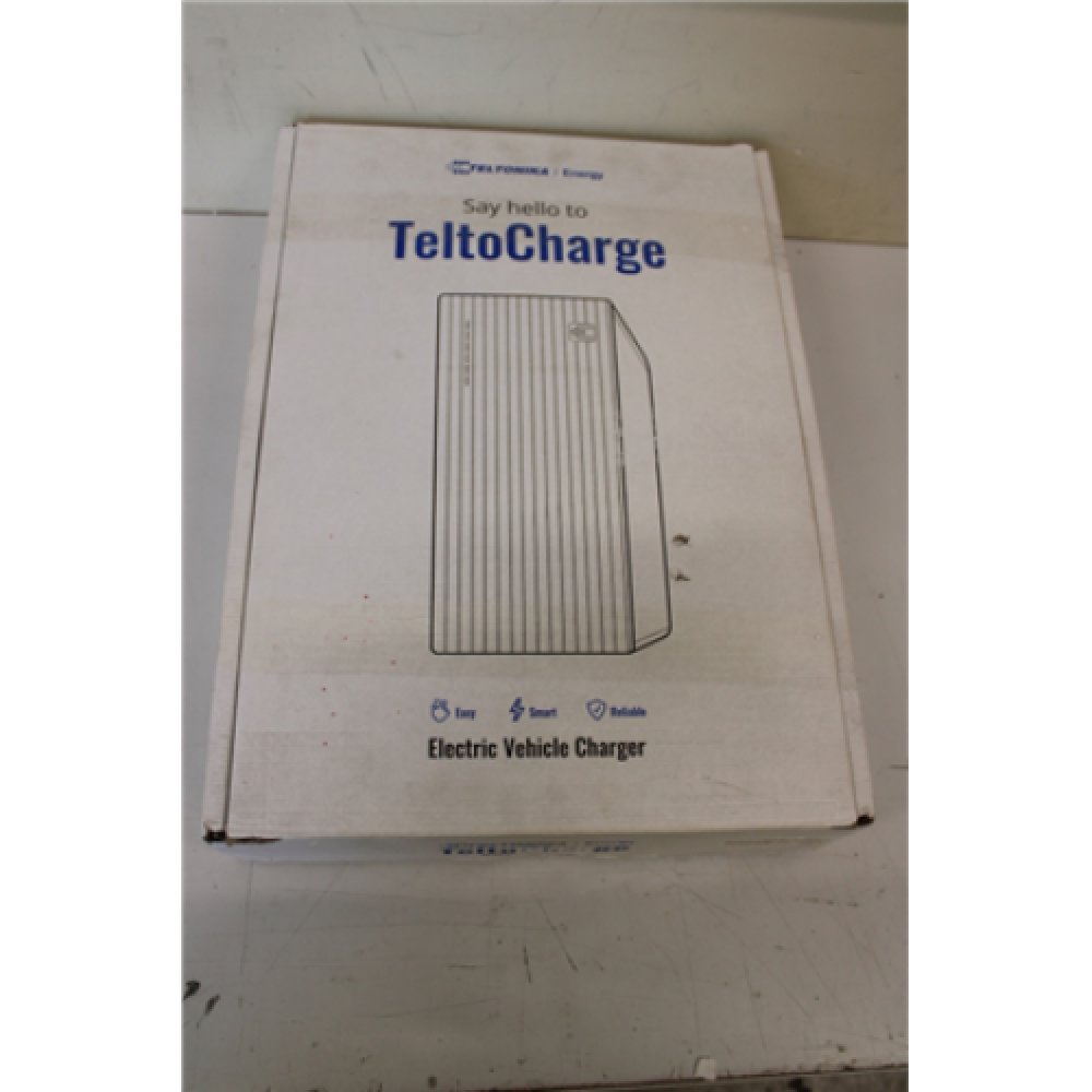 SALE OUT. TeltoCharge 32A, 3 phase, 22kW, type 2 5m cable, WiFi/BLE/ETH/NFC/RS485 slate grey color REEFURBISHED Teltonika Energy