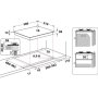 Hotpoint , PPH 60G DF/IX , Hob , Gas , Number of burners/cooking zones 4 , Rotary knobs , Stainless steel