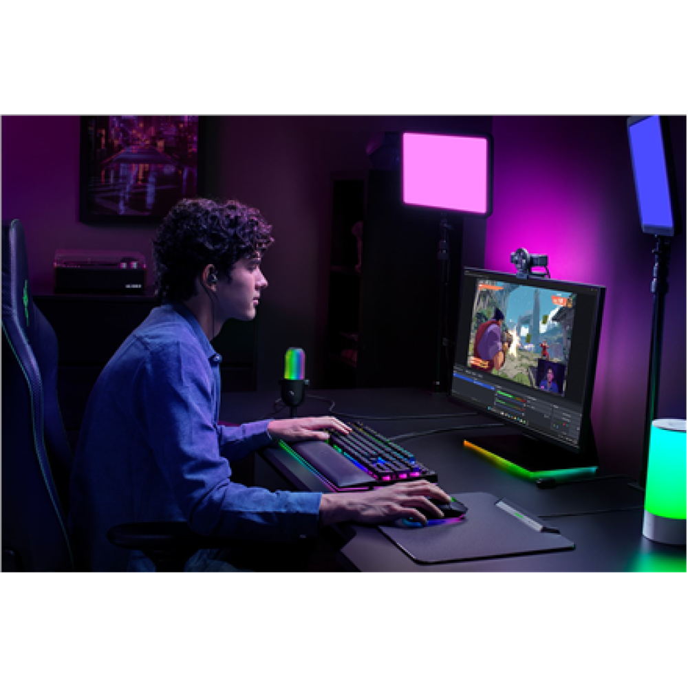 Razer , Webcam , Kiyo V2 , MJPEG up to 4K 30 FPS, 1080p 60 FPS, YUY2 up to 4K 15 FPS, 1080p 60 FPS, NV12 up to 4K 20 FPS, 1080p 60 FPS
