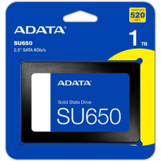 ADATA , Ultimate SU650 , 1000 GB , SSD form factor 2.5 , Solid-state drive interface SATA 6Gb/s , Read speed 520 MB/s , Write speed 450 MB/s