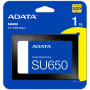 ADATA , Ultimate SU650 , 1000 GB , SSD form factor 2.5 , Solid-state drive interface SATA 6Gb/s , Read speed 520 MB/s , Write speed 450 MB/s