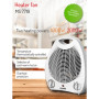Mesko , Heater , MS 7719 , Fan heater , 2000 W , White