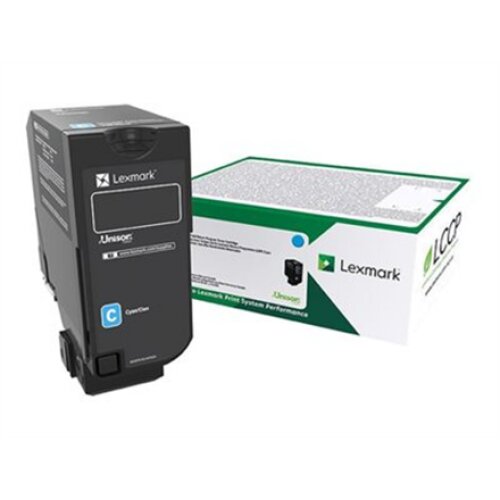 Lexmark Return Program Toner Cartridge , 75B20C0 , Toner cartridge , Cyan