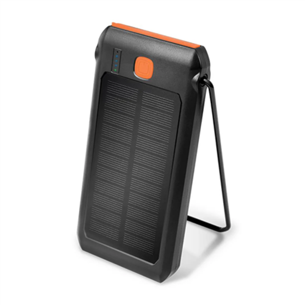 Logilink Solar Powerbank 10000 mAh, Flashlight, 2x USB-A QC & 1x USB-C PD , PA0273