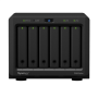 Synology Tower NAS DS620slim Up to 6 HDD/SSD Hot-Swap, Celeron J3355 Dual Core, Processor frequency 2 GHz, 2 GB, DDR3L, RAID 0,1,5,6,10,Hybrid, 2 x 1GbE, 2 x USB 3.2 Gen 1 Port, Single Fan