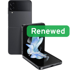 Samsung Renewed Grade A++ , Samsung Galaxy Z Flip 4 , Graphite , 6.7 , Foldable AMOLED , 128 GB , 5G , Android