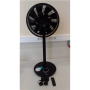SALE OUT. Duux Whisper Flex Smart Fan with Battery Pack, Black , Duux , Smart Fan , Whisper Flex Smart Black with Battery Pack , Stand Fan , USED, DAMAGED PACKAGING, SMALL MARKS ON STAND, BATTERY NOT WORKING, CRACK ON BACK , Black , Diameter 34 cm , Numbe