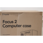 SALE OUT. Fractal Design , Focus 2 , Side window , RGB White TG Clear Tint , Midi Tower , DAMAGED PACKAGING , Power supply included No , ATX