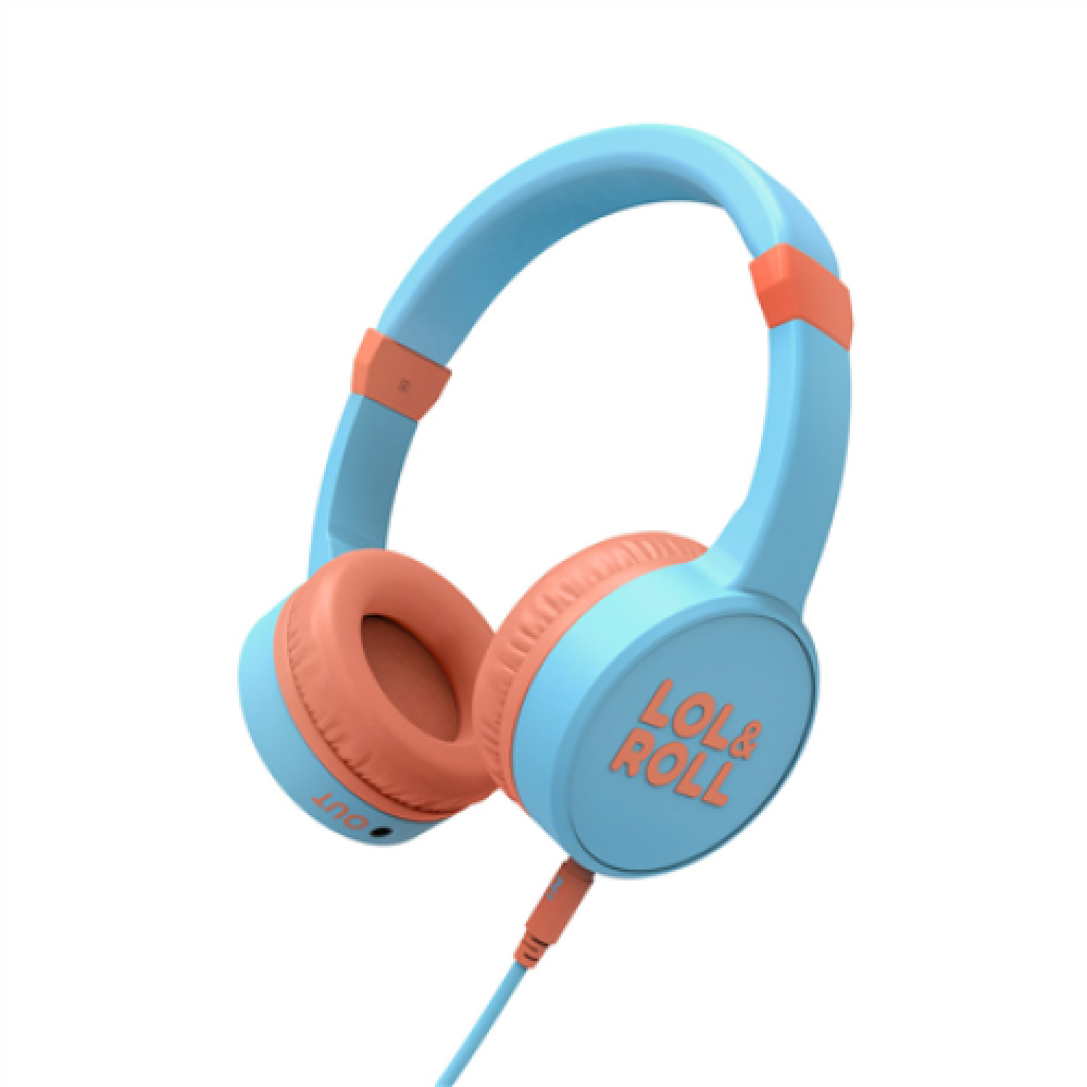 Energy Sistem Lol&Roll Pop Kids Headphones Blue (Music Share, Detachable Cable, 85 dB Volume Limit, Microphone) Energy Sistem