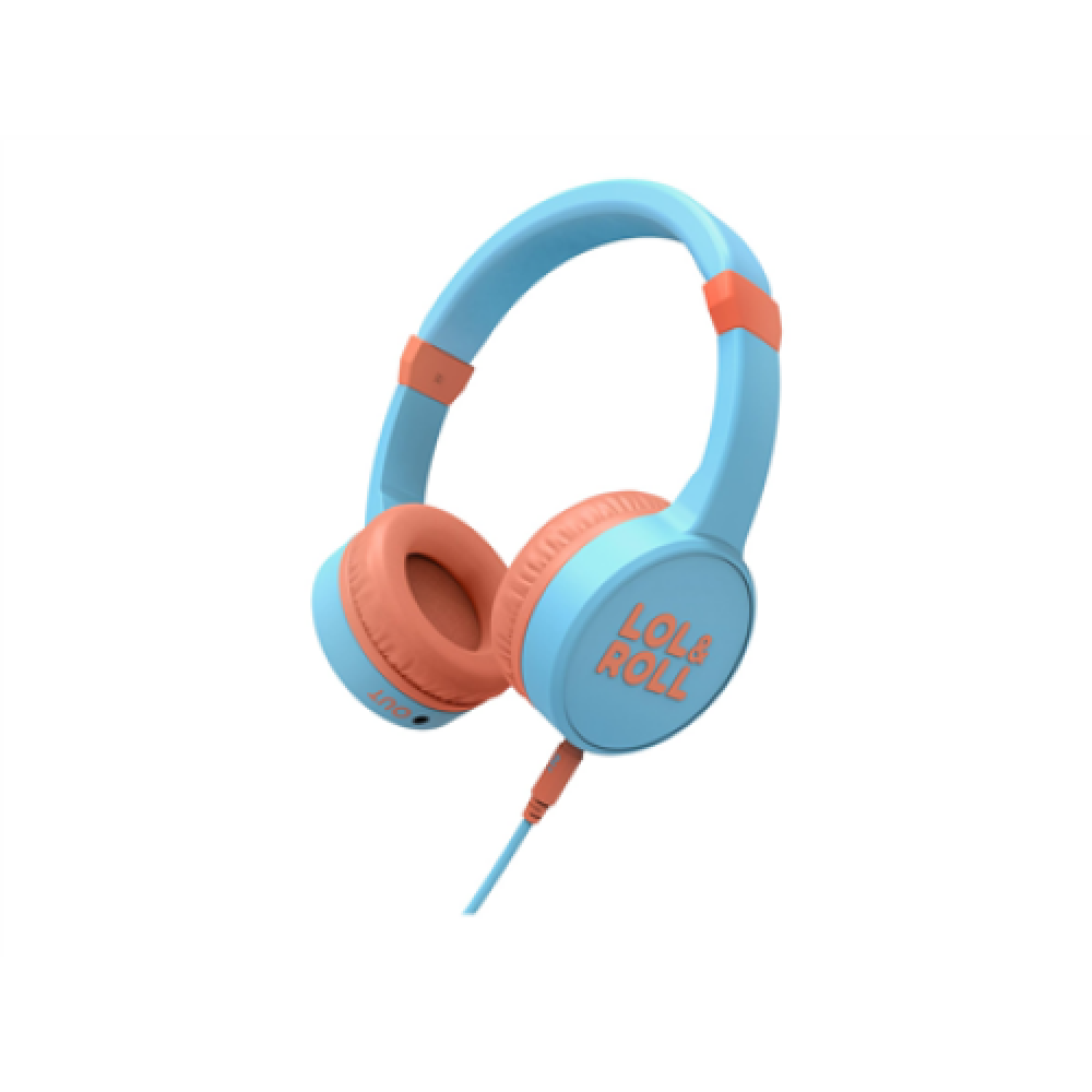 Energy Sistem Lol&Roll Pop Kids Headphones Blue (Music Share, Detachable Cable, 85 dB Volume Limit, Microphone) Energy Sistem Headphones Lol&Roll Pop Kids Wired On-Ear