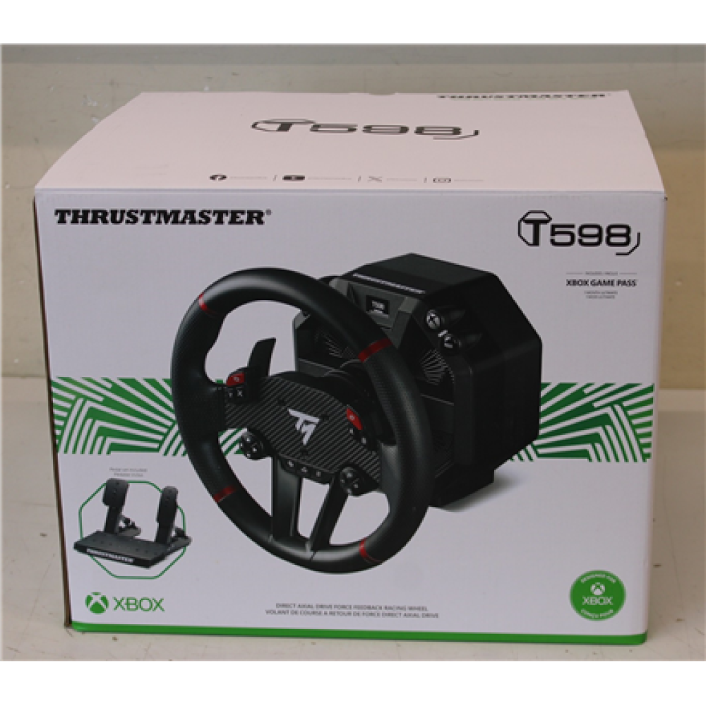 SALE OUT. Thrustmaster T-598 X Racing Wheel, for Xbox Series X/S, Black , Thrustmaster Racing Wheel, for Xbox Series X/S, PC , T-598 X , UNPACKED, USED , Black