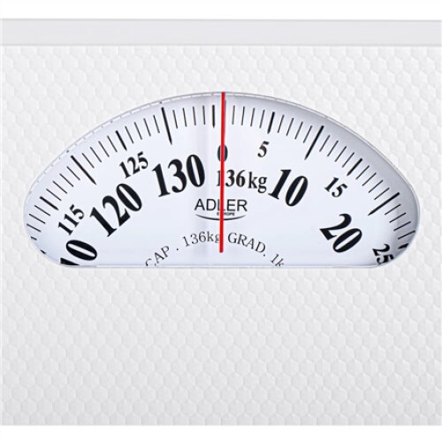 Adler , Mechanical Bathroom Scale , AD 8179w , Maximum weight (capacity) 136 kg , Accuracy 1000 g , White