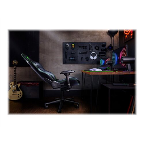 Razer Ergonomic Gaming Chair Enki EPU Synthetic Leather; Steel; Aluminium , Black/Green