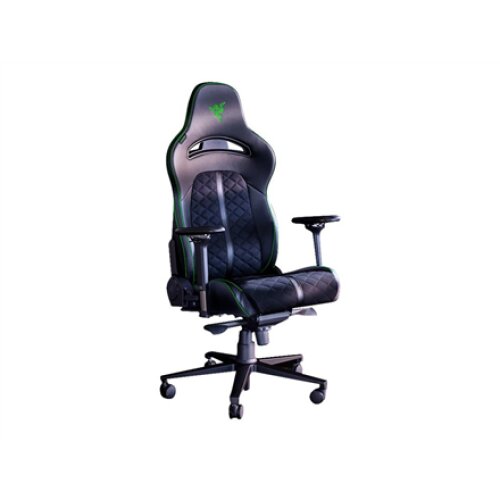 Razer Ergonomic Gaming Chair Enki EPU Synthetic Leather; Steel; Aluminium , Black/Green