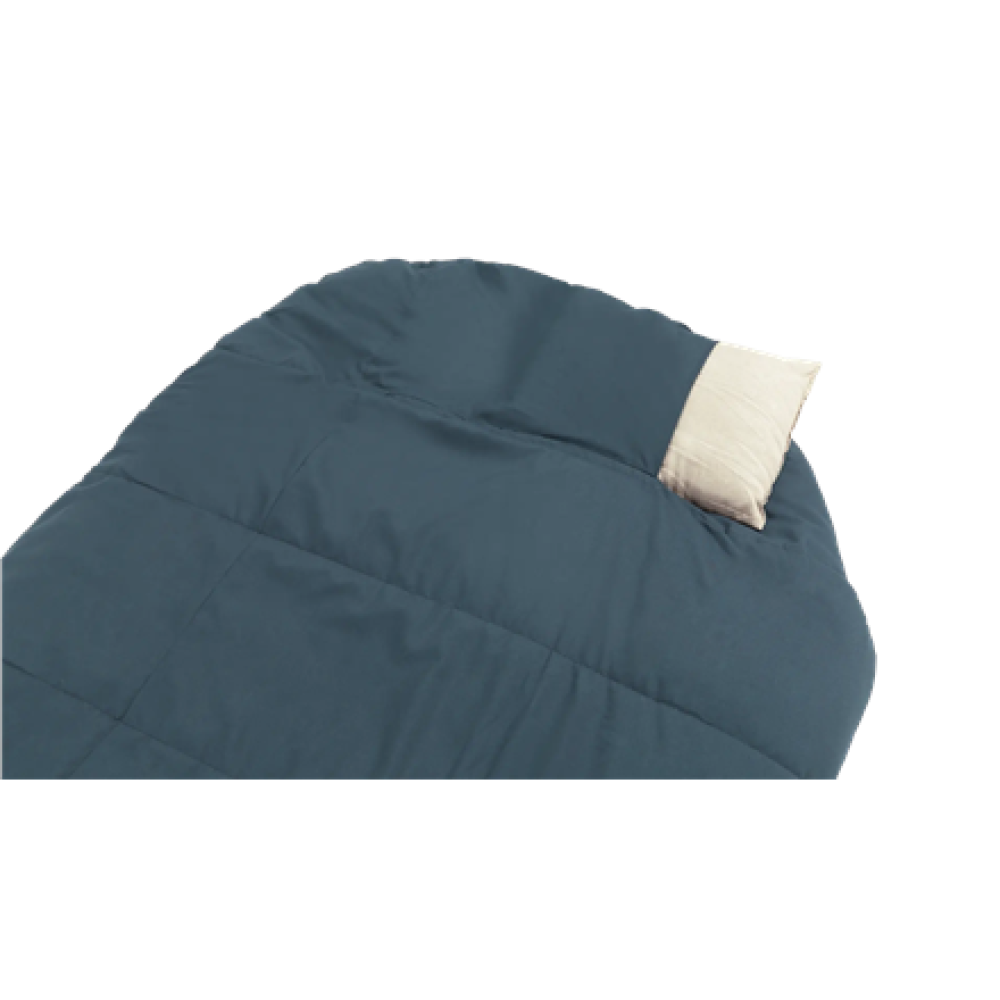 Outwell Campion Lux XL , Sleeping Bag , 225 x 105 cm , -16 to 5 °C , 2 way open - auto lock, L-shape