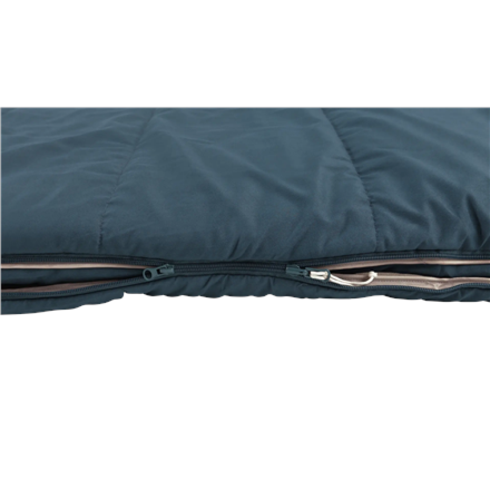 Outwell Campion Lux XL , Sleeping Bag , 225 x 105 cm , -16 to 5 °C , 2 way open - auto lock, L-shape