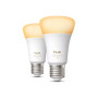 Philips Hue WA 1100 A60 2P EU , E27 , 8.1 W , Warm to cool white light , Bluetooth and Zigbee