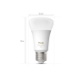 Philips Hue WA 1100 A60 2P EU , E27 , 8.1 W , Warm to cool white light , Bluetooth and Zigbee