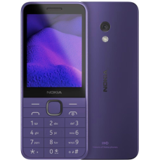 Nokia 235 4G (2024) (TA-1614) , Purple , 2.8 , TFT LCD , 128 MB , 64 MB , Dual SIM , Bluetooth , 5 , Main camera resolution 2 MP