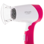 Adler , Hair Dryer , AD 2259 , 1200 W , Number of temperature settings 2 , White/Pink