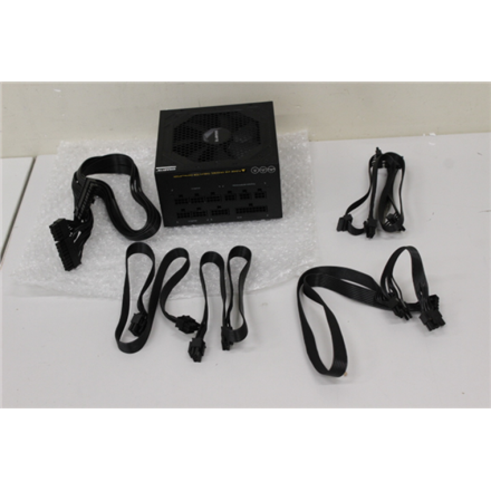 SALE OUT. Gigabyte PSU , GP-UD1000GM , USED, REFURBISHED, MISSING MANUALS AND SOME CABLES (PCI-E, SATA, PERIPHERAL) , 1000 W