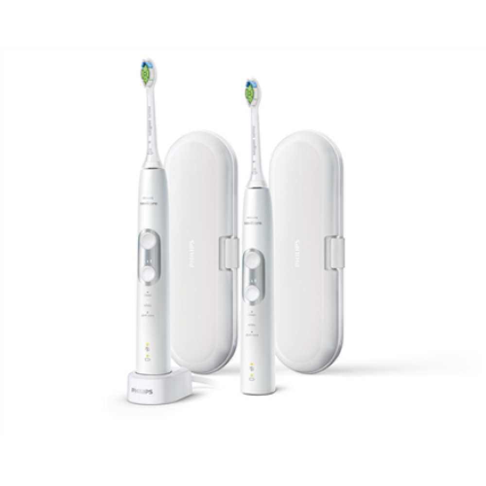 Philips HX6877/34 ProtectiveClean 6100 Sonic Electric toothbrush, 2 pcs, White Philips