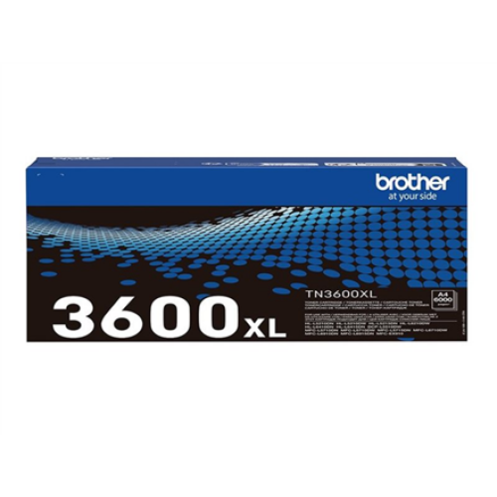 Brother TN-3600XL Genuine High Yield Toner Cartridge, Black , Brother Toner cartridge , Black