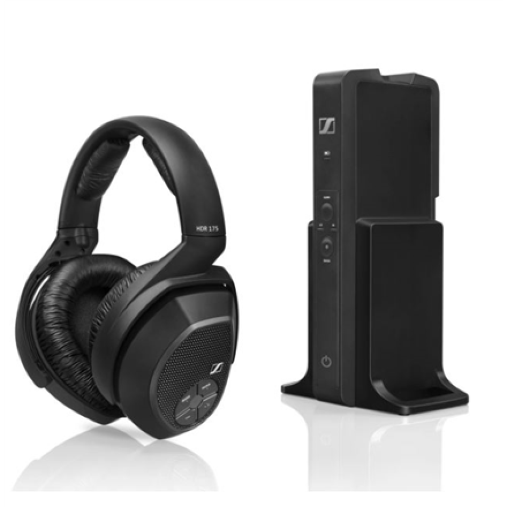 Sennheiser , Wireless Headphones , RS 175-U , Over-ear , Black