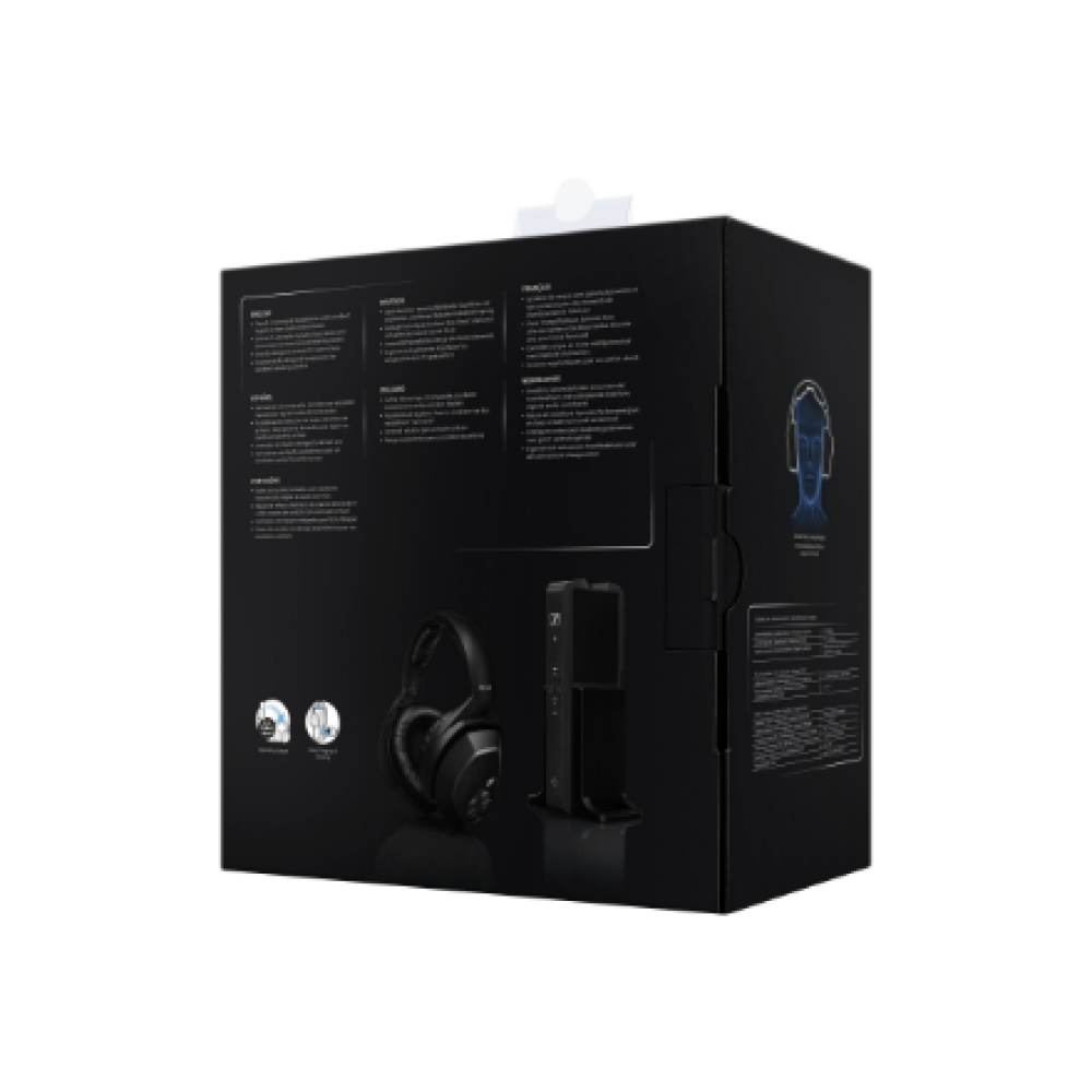 Sennheiser , Wireless Headphones , RS 175-U , Over-ear , Black
