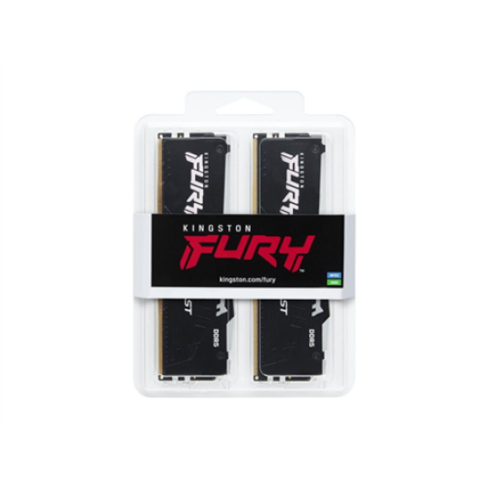 Kingston , Fury Beast RGB , 32 Kit (16GBx2) GB , DDR5 , 4800 MHz , PC/server , Registered No , ECC No