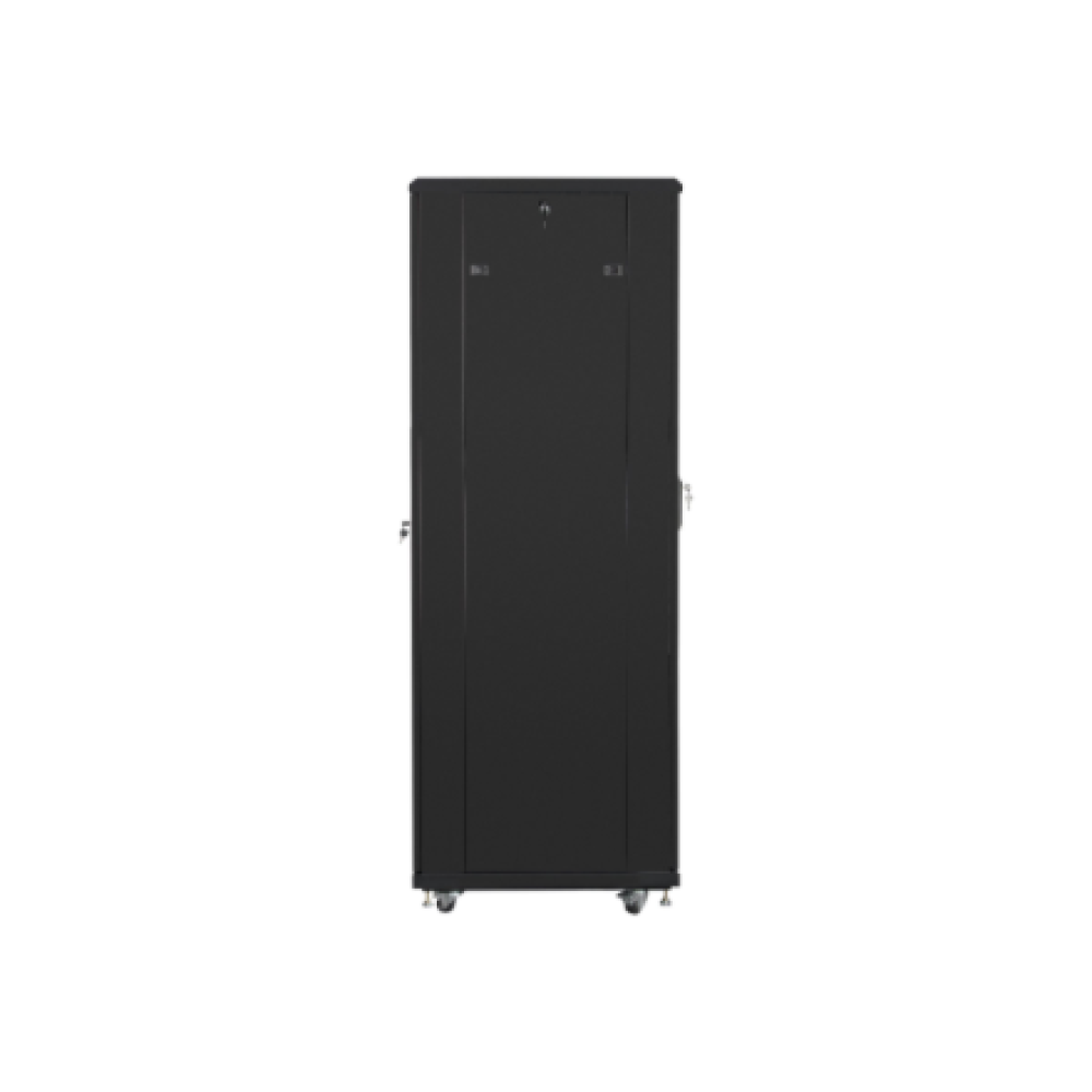 Lanberg Rack cabinet 19 free-standing 42U/600x800 (flat pack) with mesh door, black , Lanberg