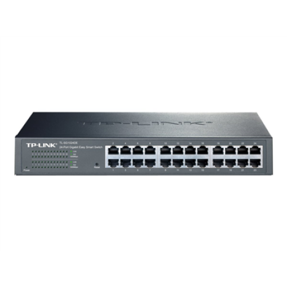 TP-LINK , Switch , TL-SG1024DE , Web Managed , Rackmountable , 1 Gbps (RJ-45) ports quantity 24 , PoE ports quantity , Power supply type , 36 month(s)