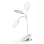 ColorWay LED Table Lamp Flexible and Clip 2 with Built-in Battery , CW-DL10FCB-W