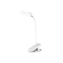 ColorWay LED Table Lamp Flexible and Clip 2 with Built-in Battery , CW-DL10FCB-W
