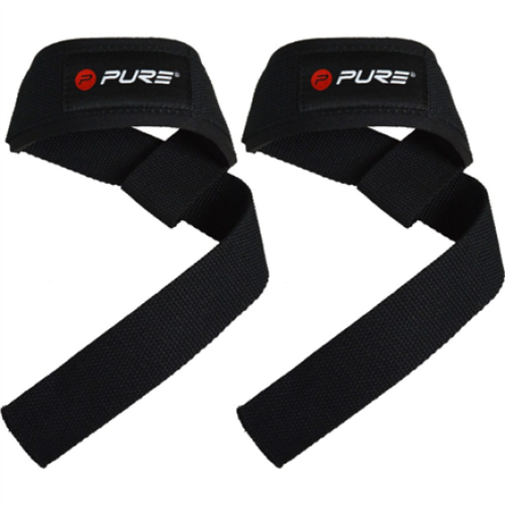 Pure2Improve , Lifting Straps , Black
