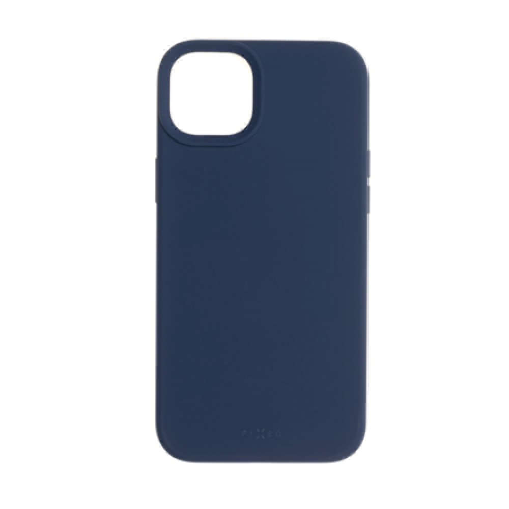 Fixed , MagFlow with MagSafe support , Back cover , Apple , iPhone 14 Plus , Liquid silicon , Blue
