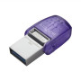 Kingston , DataTraveler , DT Micro Duo 3C , 256 GB , USB Type-C/Type-A , Purple