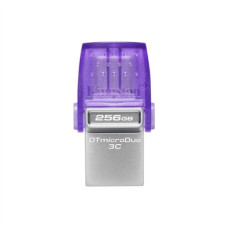 Kingston , DataTraveler , DT Micro Duo 3C , 256 GB , USB Type-C/Type-A , Purple