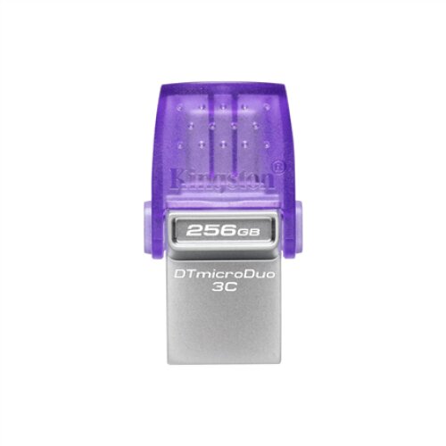 Kingston , DataTraveler , DT Micro Duo 3C , 256 GB , USB Type-C/Type-A , Purple
