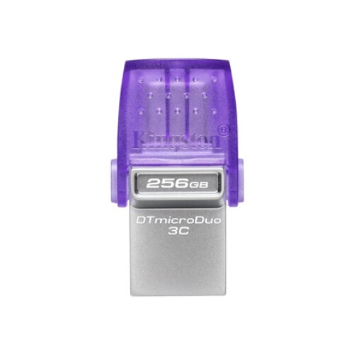 Kingston , DataTraveler , DT Micro Duo 3C , 256 GB , USB Type-C/Type-A , Purple