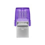 Kingston , DataTraveler , DT Micro Duo 3C , 256 GB , USB Type-C/Type-A , Purple