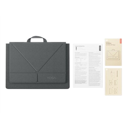 Lenovo , Yoga Tote Sleeve , Fits up to size 16 , Sleeve , Grey